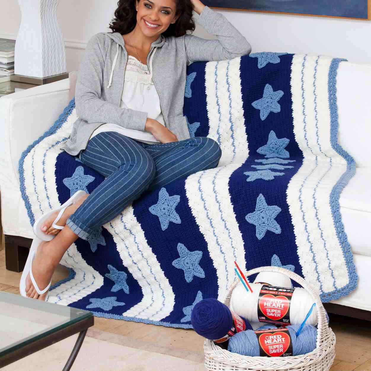 Spirit of America Blanket - Free Crochet Pattern