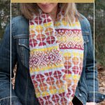Autumn Sunset Cowl - free knitting pattern ILYF featured cover