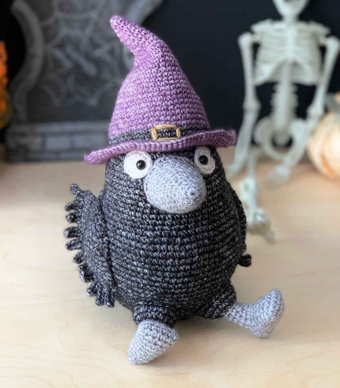 Heckle the Crow - Free Crochet Pattern