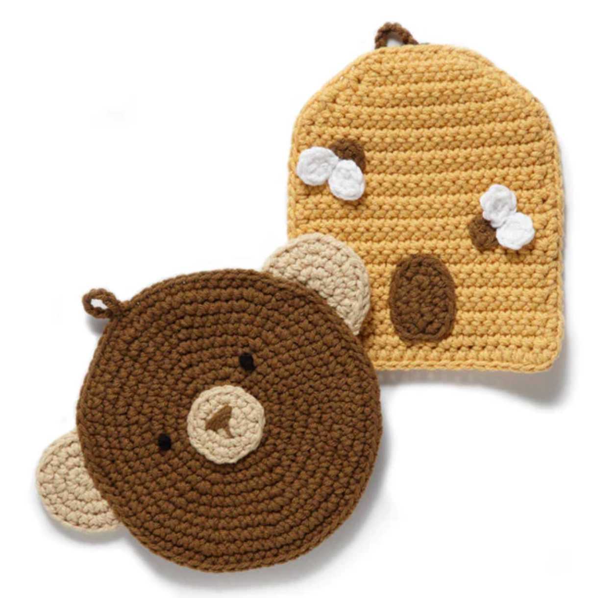 Beehive Potholder - Free Crochet Pattern