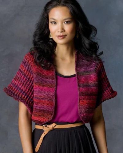 Brilliant Bolero Jacket - Free Crochet Pattern