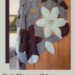 Circle Of Leaves Afghan - free crochet pattern Pinterest - ILYF