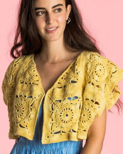 Motif Bolero Crochet - Free Crochet Pattern