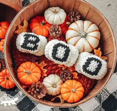 Boo Pumpkins - Free Crochet Pattern