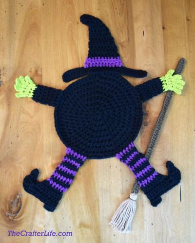 Witch Pot Holder - Free Crochet Pattern
