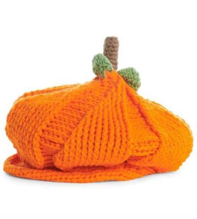 Newsboy Pumpkin Crochet Hat - Free Crochet Pattern