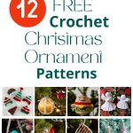 Christmas Ornament Crochet Patterns roundup ILYF Pinterest