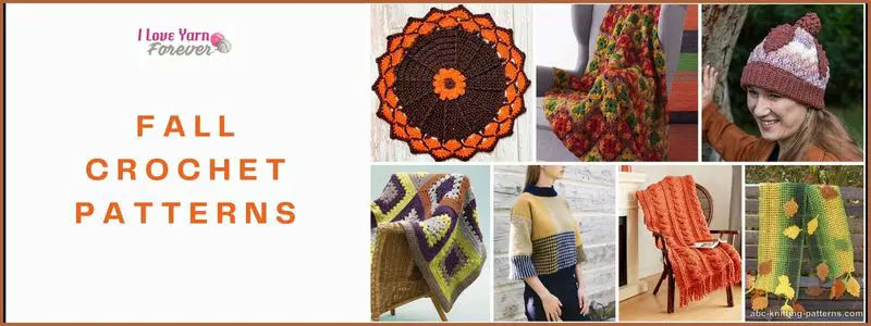 Fall Crochet Patterns roundup ILYF featured cover