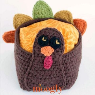 Tasty Turkey Basket - Free Crochet Pattern