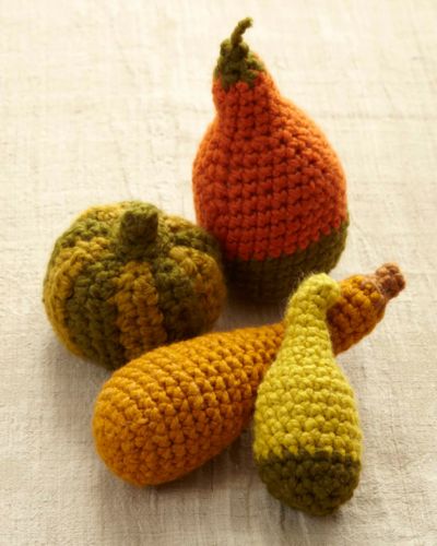 Thanksgiving Gourds - Free Crochet Pattern