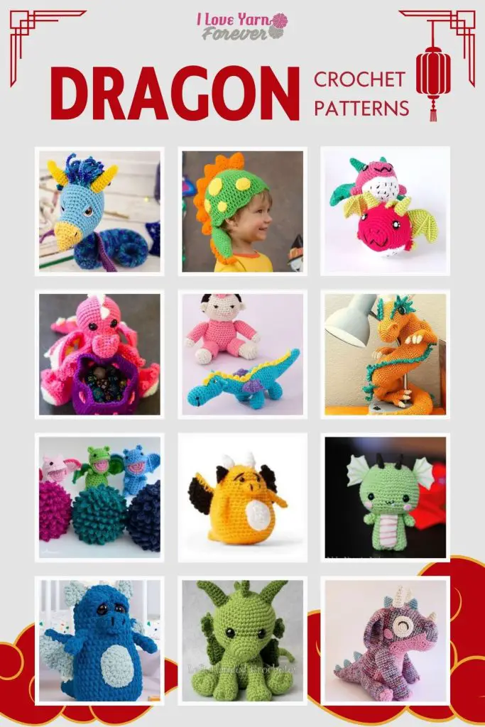 Dragon Crochet Patterns roundup  ILYF Pinterest