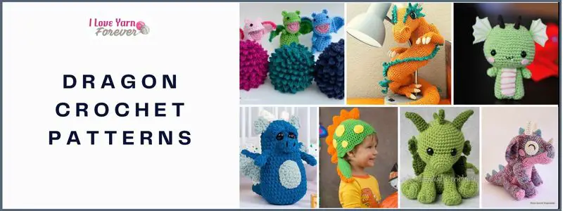 Dragon Crochet Patterns roundup ILYF featured cover
