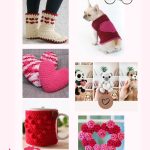 Valentine's Day Crochet Patterns roundup ILYF Pinterest