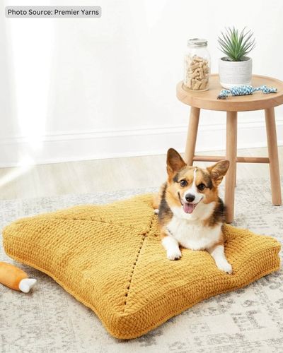 The Snuggery Dog Bed- free crochet pattern