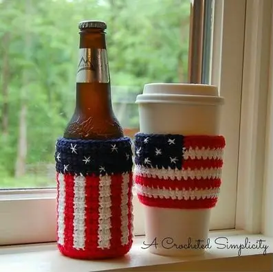 Celebrate Cozy & Coffee Sleeve - free crochet patttern