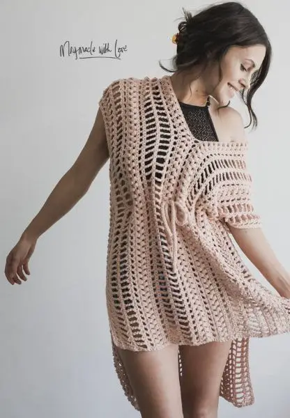 Easy, Breezy Swim Cover - free crochet pattern